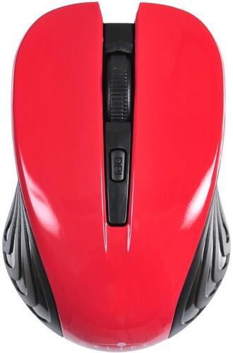 Мышь Oklick 545MW черный/красный оптическая (1600dpi) беспроводная USB (3but) фото