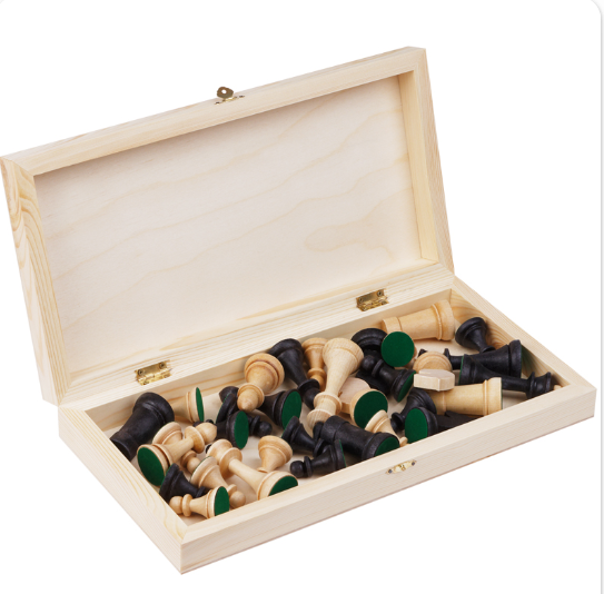 Шахматы ТРИ СОВЫ турнирные, деревянные с деревянной доской 40*40см фото