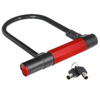 Замок D-образный STG, диам.180х245см, с ключом (Х66518) фото