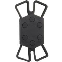 Держатель для телефона STG JY-530-8 аллюмин/силикон.  Черный Х98557 фото