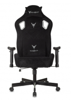 Кресло игровое Knight Outrider черный Light-20 с подголов. крестов. металл KNIGHT OUTRIDER LTD  фото