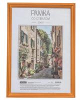 Рамка деревянная 21*30см, OfficeSpace, №1, янтарь РД_6315 фото