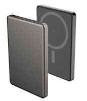 Аккумулятор внешний AKSBERRY E501 с MagSafe 5000 mAh серый 6900293340019 фото