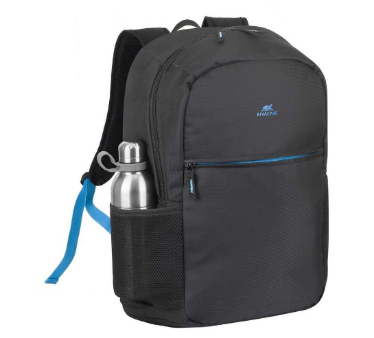 Рюкзак для ноутбука 17.3" Riva 8069 черный полиэстер фото