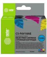 Картридж струйный Cactus CS-F6V18AE 123XL многоцветный (330стр.) (18мл) для HP DeskJet 1110/1111/111 фото