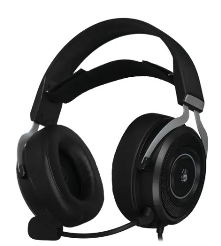Наушники с микрофоном A4Tech Bloody G535 черный/серебр 2м USB фото