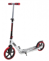 Самокат городской NOVATRACK 230P.POLIS.RD9 сталь+пластик, складной, ватер стикер, колеса 230*200 мм  фото