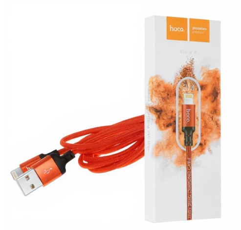 Кабель USB - Lightning HOCO X14 2м красный/черный (6957531062899) фото