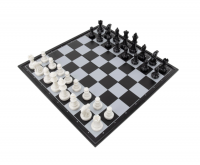 Шахматы, шашки, нарды "3в1", магнитные ХИТ, доска 32*32см, ЗОЛОТАЯ СКАЗКА, 665764 фото