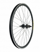 Колесо 27,5* F(20 мм),27-FV-12d-ЧС заднее (обод v-br), втулка DISK алюминий, под КАССЕТУ (8-10 скр.) фото