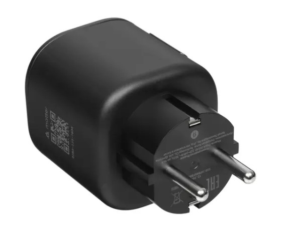 Умная розетка  Yandex Matter EUBT Wi-Fi черный (YNDX-00540BLK) фото
