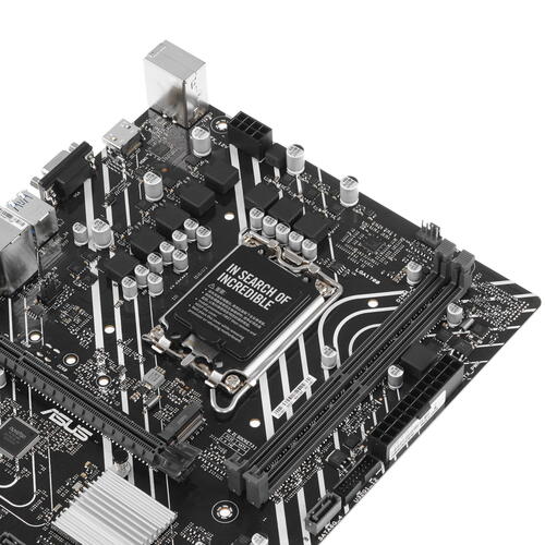 Материнская плата ASUS PRIME H610M-K <S-1700 Intel H610 2xDDR5 mATX AC`97 8ch(7.1) GbLAN+VGA+HDMI фото