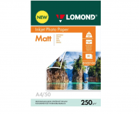 Фотобумага Lomond 0102101 A4/250г/м2/50л./белый матовое/матовое для струйной печати купить ЦИТ Фотобумага Lomond 0102101 A4/250г/м2/50л./белый матовое/матовое для струйной печати фото