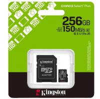 Карта памяти MicroSD 256Gb Kingston Class 10 Canvas Select Plus A1 U1 V10  (SDCS3/256GB) фото