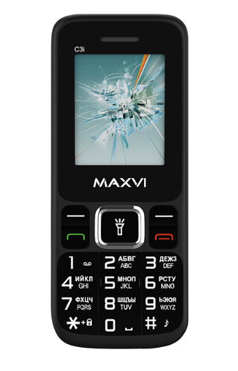 Мобильный телефон MAXVI C3I BLACK купить ЦИТ Мобильный телефон MAXVI C3I BLACK фото