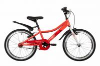 (м) Велосипед детский NOVATRACK 20"207CALIBRI1V.CRL22 сталь, коралловый, тормоз V-brake, короткие кр фото