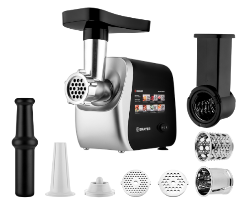 Мясорубка BRAYER BR1608 (шинковки) фото