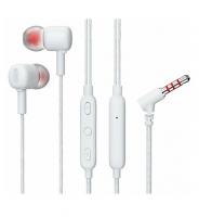 Наушники с микрофоном PERO EP16 белый EP16WH фото