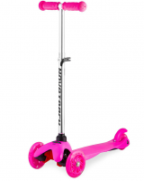 Самокат-кикборд NOVATRACK 120H.DISCOKIDS.PN20 детский, свет.колеса PU пер.120*24  задн.76*24мм, эрго фото