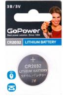 Батарейка GoPower CR2032 BL5 Lithium 3V 1шт купить ЦИТ Батарейка GoPower CR2032 BL5 Lithium 3V 1шт фото