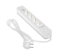 Сетевой фильтр Гарнизон 2.0 Мультипорт EPS-4-U3-W-2, 4 р, 10А, 3xUSB, 2м, ур.защиты 2+, белый фото