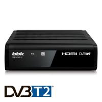 Ресивер эфирный цифровой BBK SMP025HDT2 черный фото