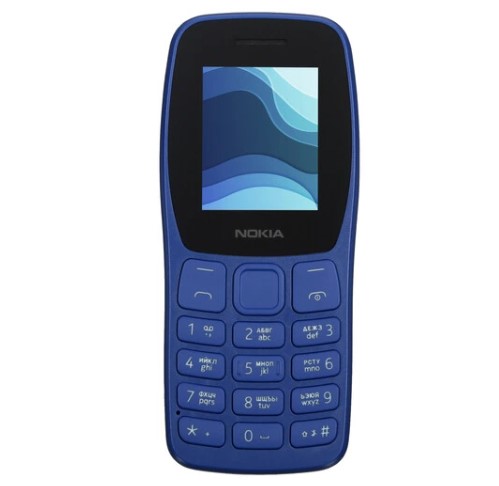 Телефон мобильный NOKIA 105 TA-1557 Dual SIM Blue  фото
