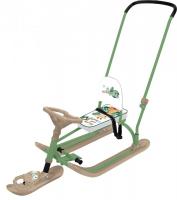 Снегокат Ника TWINY 2+ принт: с жирафиком TW2+/Ж фото