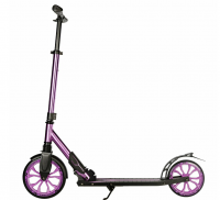 Самокат городской NOVATRACK 230FS.DEFT.PN22 PRO алюм., амортизатор, колеса 230*200 мм PU, эргономичн фото