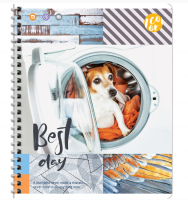Тетрадь А5, 80л., клетка на гребне ArtSpace "Питомцы. Best day", глянцевый УФ-лак фото