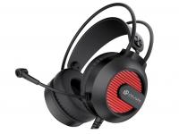 Игровые наушники с микрофоном Оклик HS-L300G черный 2.2м фото