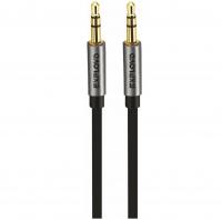 Аудиокабель EXPLOYD EX-K-639 AUX Jack 3,5mm (M) - Jack 3,5mm (M) круглый силикон 2M чёрный S фото