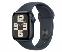 Умные часы Apple Watch SE 2024 44mm MXEK3LL Midnight / Midnight Band M/L фото