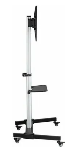 Подставка для телевизора Ultramounts UM307B черный/белый 37"-86" макс.50кг напольный мобильный фото