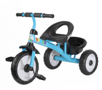 (м) Велосипед детский 3х колесный CH-B3-01MX Чижик (ГОЛУБОЙ), колеса пластик 10"/8" фото