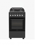 Газоэлектрическая плита NORDEN FF5405GAZD черный матовый фото