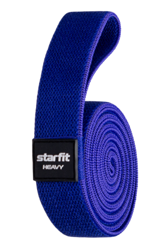 Эспандеры для кроссфита STARFIT ES-205 текстиль, фиолетовый, 3 шт. фото