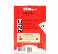 Фильтры для кофеварок Filtero №4/40, белые фото