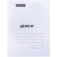 Скоросшиватель картонный плотность 380г/м2, мел. до 200 листов,OfficeSpace "Дело",белый,арт.15 фото