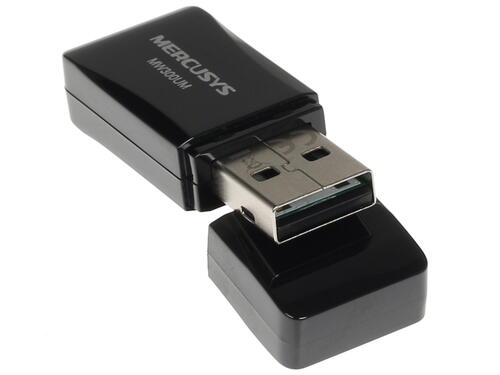 Wi-Fi адаптер Mercusys MW300UM N300 USB 2.0  фото