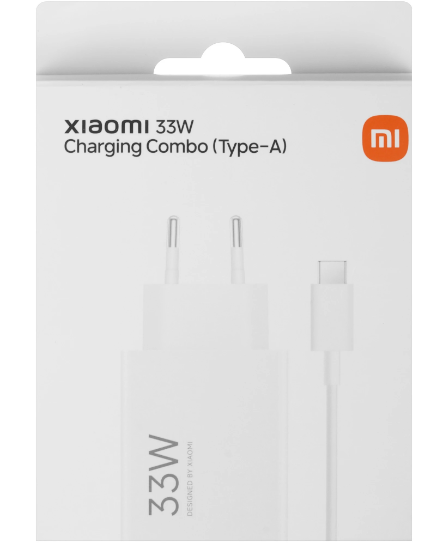 Зарядное устройство Xiaomi 33W Charging Combo (Type-A) EU (BHR9956EU) фото