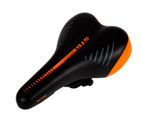 Седло STG, черный с оранжевым КЛ106828 фото