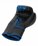 Перчатки боксерские INSANE MONTU IN23-BG500, ПУ, синий, 10 oz  фото