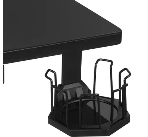 Стол Cactus CS-ED-BBK столешница МДФ черный каркас черный купить ЦИТ Стол Cactus CS-ED-BBK столешница МДФ черный каркас черный фото