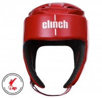 Шлем боксерский "Clinch Helmet Kick" красный (размер L) фото