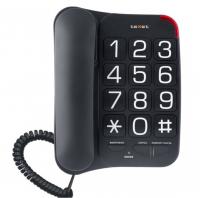 Телефон проводной TEXET TX-201 черный фото