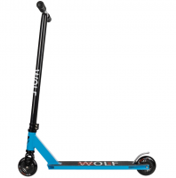 Самокат трюковый NOVATRACK 100P.WOLF.BL26 Wolf 10, 100 мм, синий фото