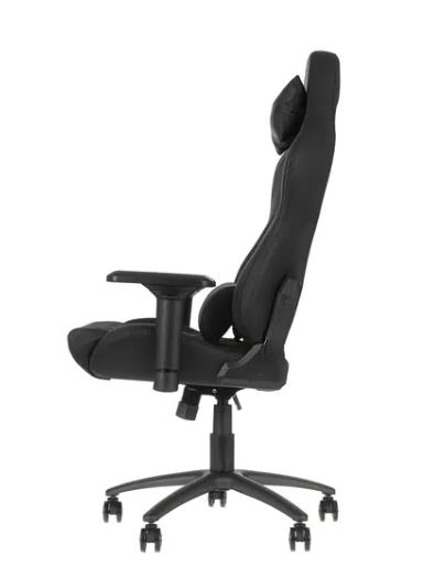 Кресло игровое Cactus CS-CHR-130 черный эко.кожа с подголов. крестов. сталь  фото