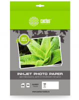 Фотобумага Cactus CS-GA4180100ED A4/180г/м2/100л./белый глянцевое для струйной печати фото