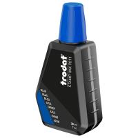 Штемпельная краска TRODAT, синяя, 28 мл, на водной основе, 7011с фото